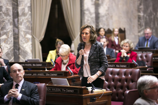 Sen. Wilson gives floor speech